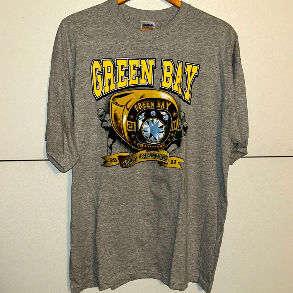 Green Bay Packers Super Bowl 45 2011‎ World Champions T-shirt- XL